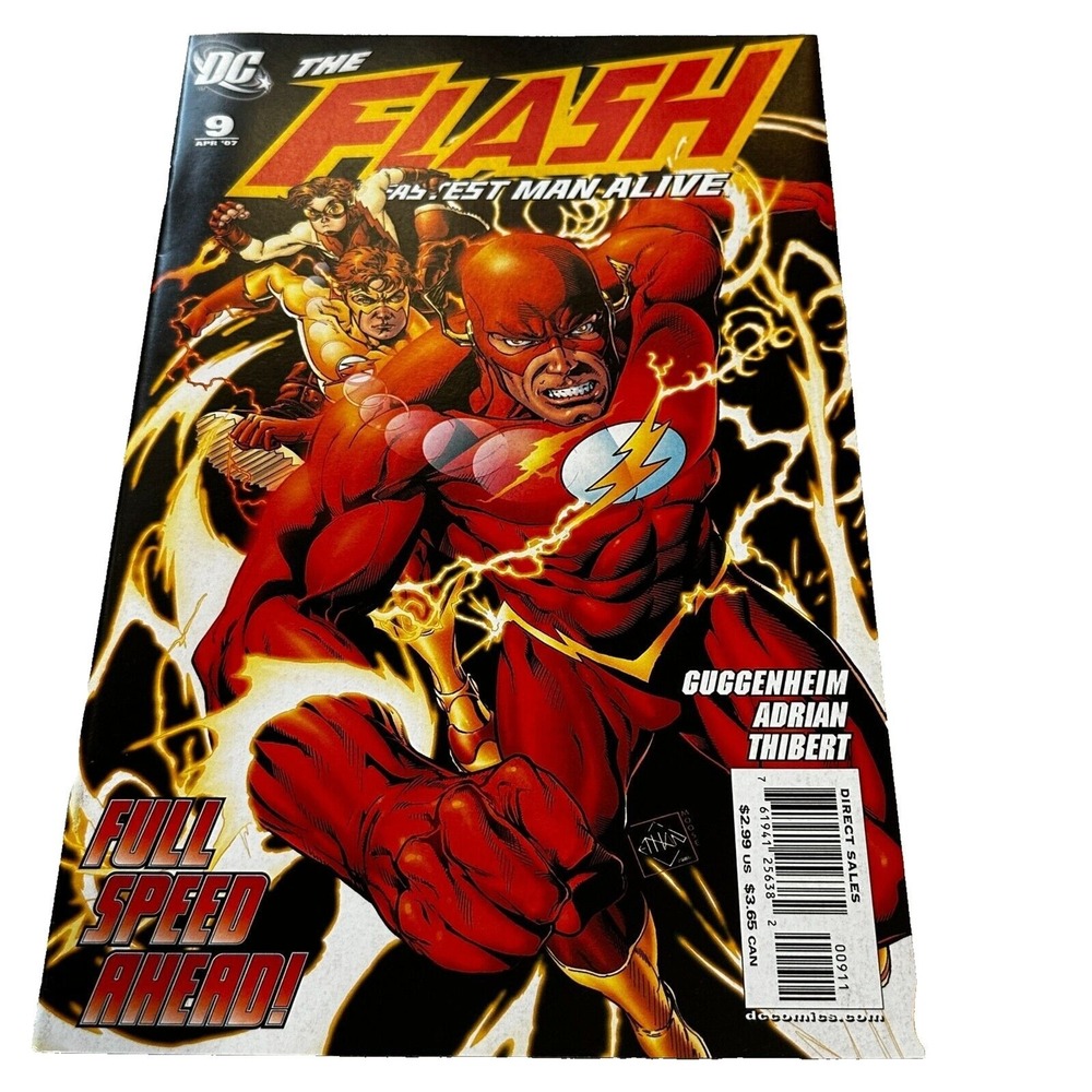 Flash‎ The Fastest Man Alive #9 2007 Full Speed Ahead DC Comics Guggenheim